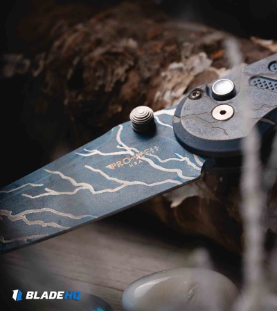 Pro-Tech Avalon MagnaCut Button Lock Knife Icefall (4.25" Ice Cerekote)